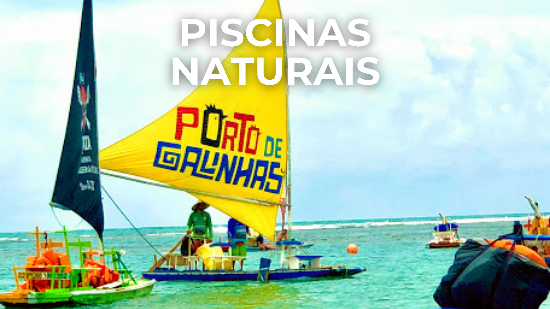 Passeio de jangada às piscinas naturais em Porto de Galinhas